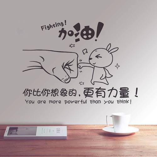 海报装饰品励志墙贴纸男生卧室