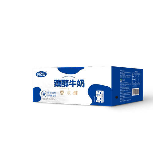 6月完达山臻醇牛奶整箱250ml*16盒装臻浓乳清蛋白调制乳