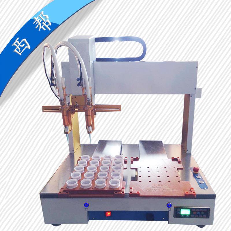 常州厂家直销四轴点胶机过滤器全自动点胶机汽车灯双头打胶机