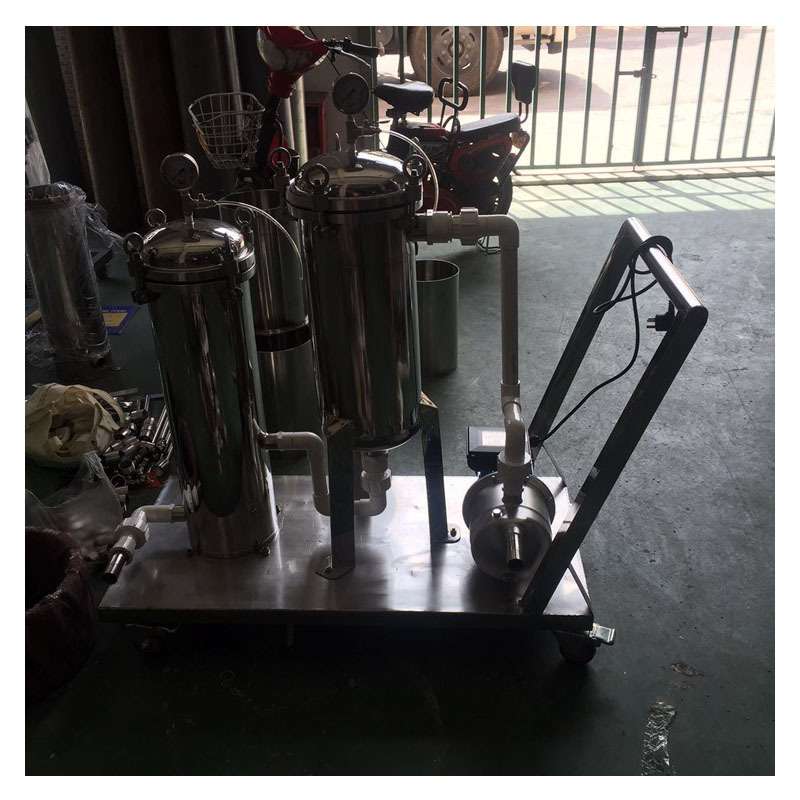 直销 移动不锈钢袋式过滤器 小推车 推车移动式过滤器