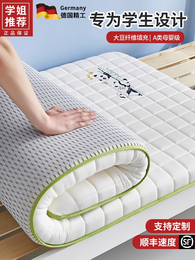 德国床垫宿舍学生单人抗菌除螨大豆可定制软垫租房家用卧室软褥子
