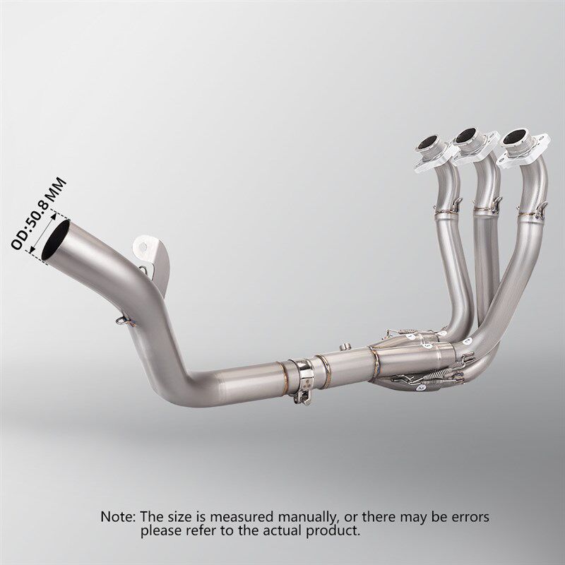 摩托车排气管改装 凯旋765钛合金全段 前中尾段组合套装 17-24年