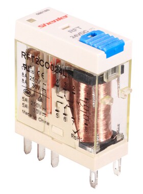 申乐RFT2CO024LD小型薄片继电器触电负载大灵敏度高24v8a继电器