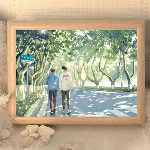 某某周边盛望江添衍生小说相框