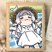 饰送朋友闺蜜礼物 相框摆台房间桌面摆件装 葬送 芙莉莲周边中式