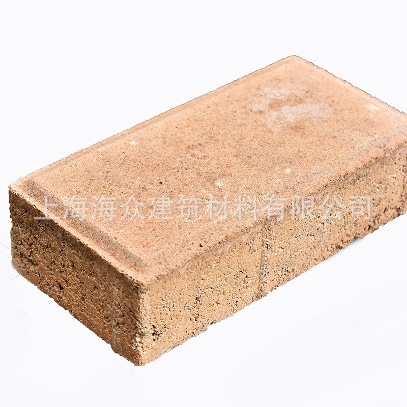 防滑抗磨损 彩色透水砖 建筑烧结砖 透水烧结砖