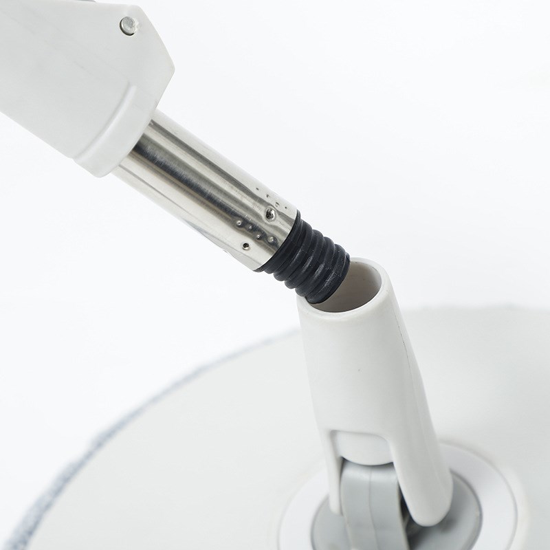 免手洗迷你小拖把家用白色旋转自动洗甩拖把懒人拖把桶套装