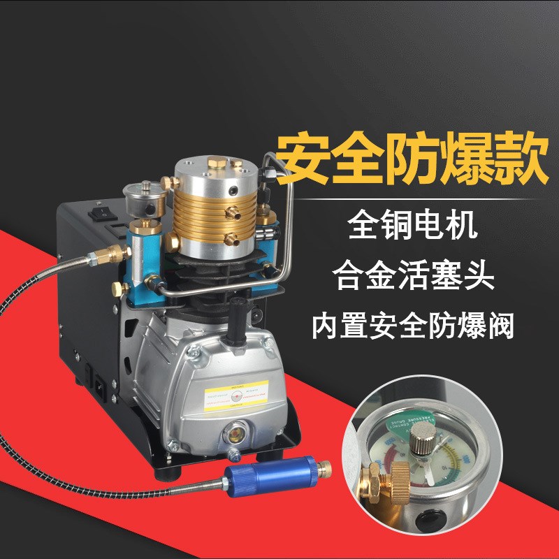 高压充气泵30mpa 单缸水冷40mpa打气机 4500psi 6000psi