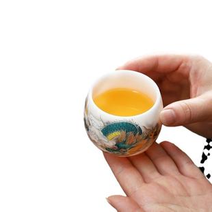 家用茶盘小型办公室客厅商务高端 德化白瓷冰种玉瓷茶具套装