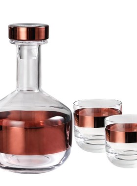 【现货】Tom Dixon经典威士忌酒具套装样板间吧台醒酒器酒杯摆件