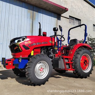 TB1204农用开荒耕地四驱拖拉机 东方红704四轮旋耕播种施肥机