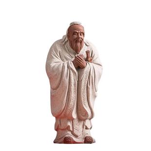 陶瓷历史人物孔子家居摆饰创意客厅玄关博古架茶室空间装 中式 饰品