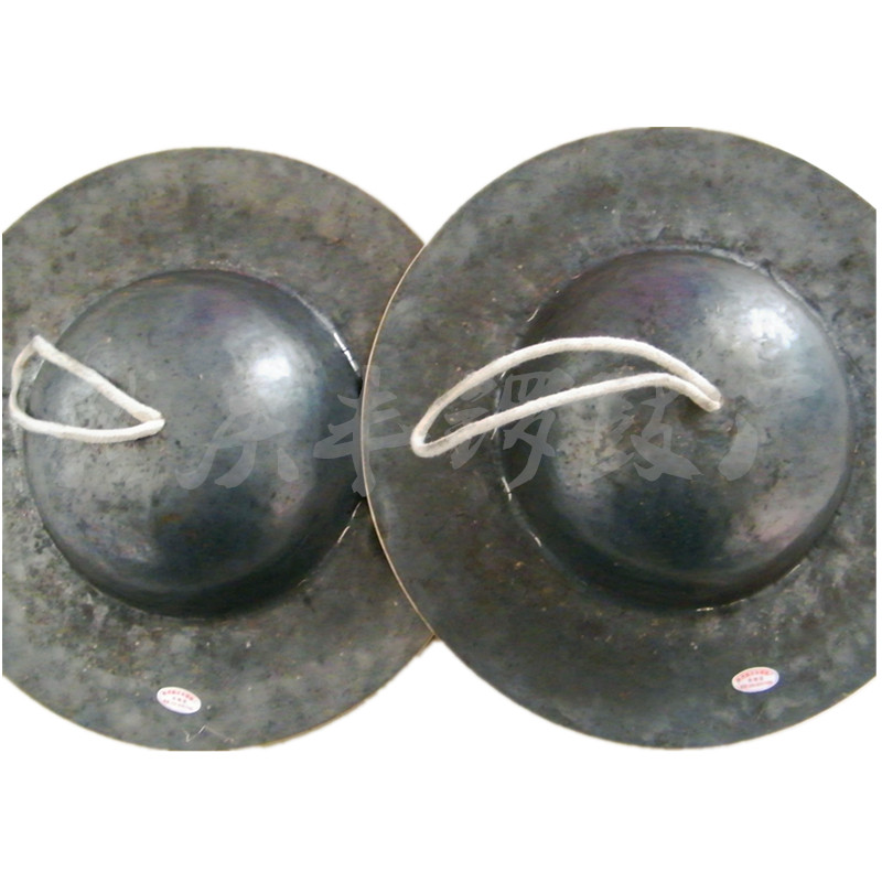 纯铜锣鼓7-12寸专业青铜钹二帽川钹民乐铜波黑擦大帽镲法器大顶钹