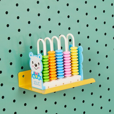 书桌洞洞板置物配件diy配件16mm25mm挂件层板挂钩整理收纳神器