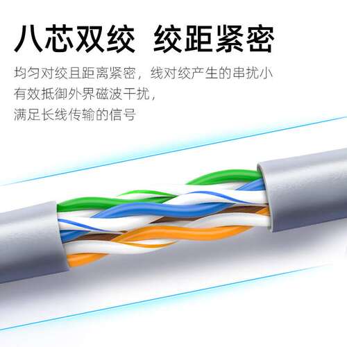现货超五类铜包铝网线 非屏蔽cat5双绞网络线 监控工程布线