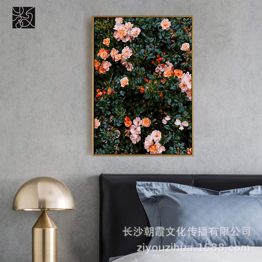 数字油画填色数字画手工填色画手绘涂色名画系列装饰画5070带内框