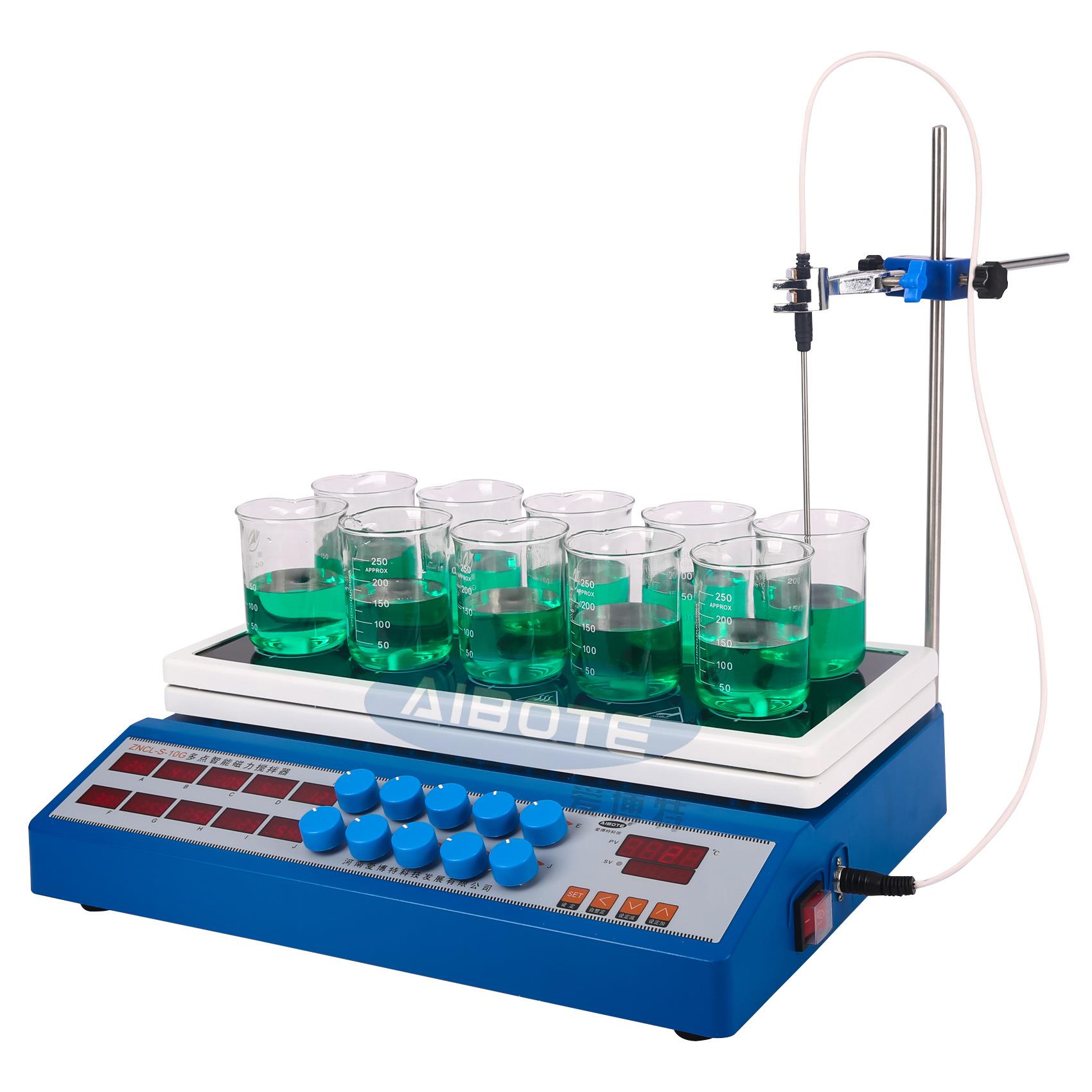 /ZNCL-S-10D型十工位加热智能磁力搅拌器/多工位搅拌器