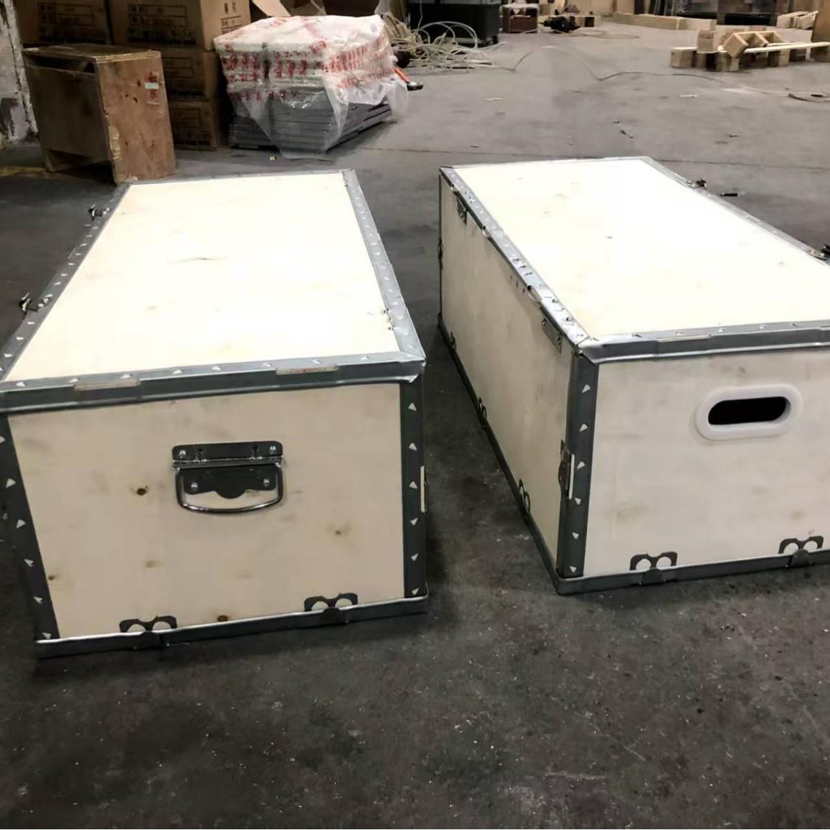 厂家物流包装箱加长收纳胶合板卡扣海运木箱免熏蒸包装木箱