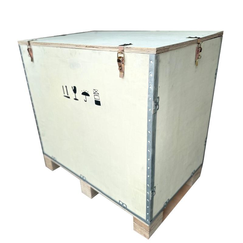 胶合板钢边箱木箱合页搭扣木箱免熏蒸木箱环保木箱