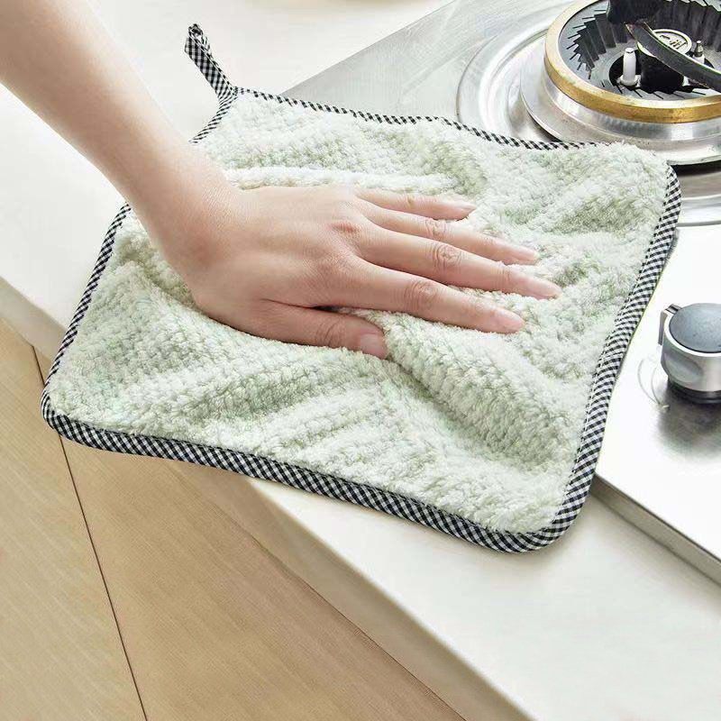 抹布厨房专用洗碗布厨房不沾油不掉毛巾加厚家用易清洗吸水擦桌布,家庭/个人清洁工具,抹布,淘宝优惠券,粉丝福利购,淘宝优惠卷