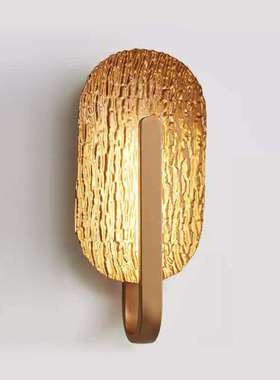 树叶壁灯北欧现代酒店卧室客厅金色黑色白色灯具楼梯过道壁挂灯