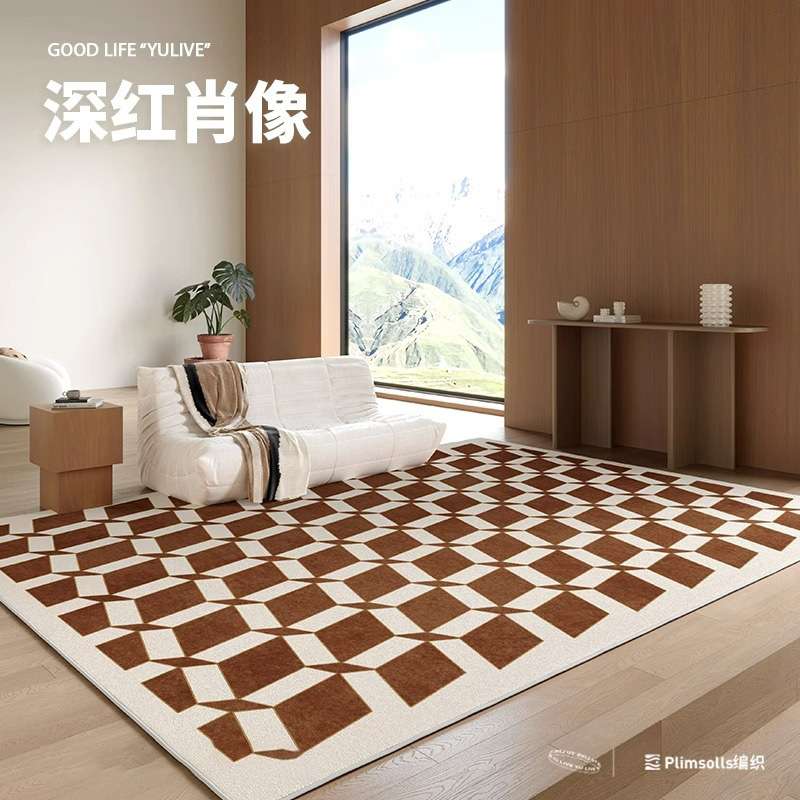 客厅地毯卧室床边地板铺垫大面积全铺家用沙发轻奢高级地垫