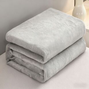 纯色法兰绒毛毯沙发盖毯床单加绒加厚四季通用铺床学生宿舍午睡毯