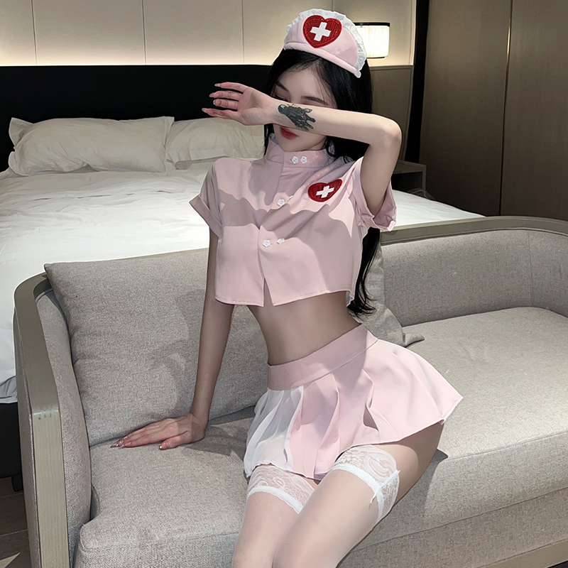 1072性感护士服cos丝袜情调制服内衣套装q器火辣纯欲Q趣睡衣成人