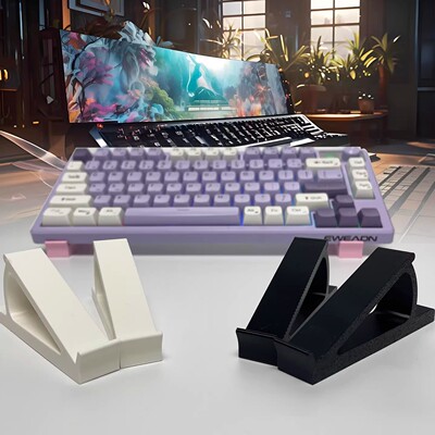 支架电竞馆无线机械键盘倾斜托架