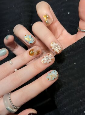COLORHER星花渐变可拆卸穿戴甲