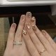 纯手工高级感美甲贴片成品可拆卸假指甲显白短款 秋冬新款 高定款