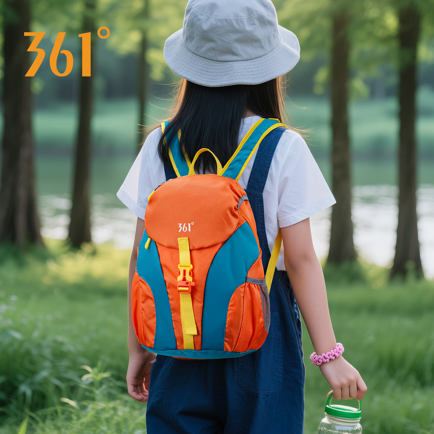 361°儿童双肩包女童轻便户外背包小学生书包女孩出游旅行补课包