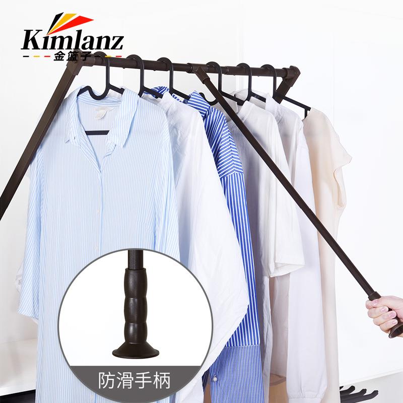 衣柜升降挂衣器活动可调下拉式挂衣器衣柜挂衣杆衣帽间晾衣器