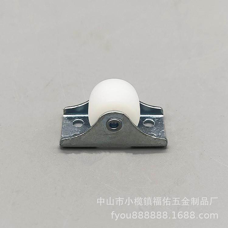 0.5寸迷你小轮子移动花架圆形滑轮小家电脚轮茶几桌子万向小轮子