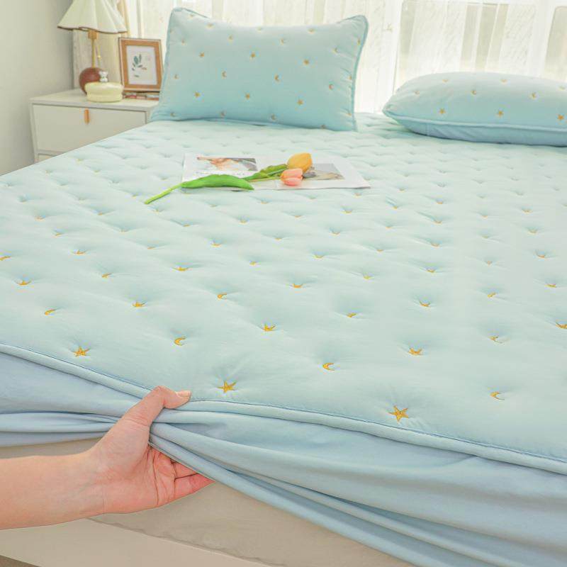 全包加厚水洗夹棉刺绣款床笠三件套单件床罩席梦思床垫保护套床罩,自行车/骑行装备/零配件,更多零件/配件,淘宝优惠券,粉丝福利购,淘宝优惠卷