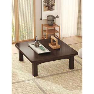 楠竹炕桌家用吃饭东北农村大炕几飘窗小桌子榻榻米正方形学习矮桌