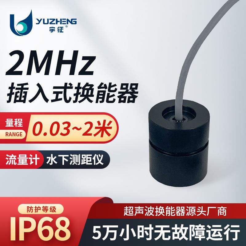 2MHz插入式换能器(DYW-2M-01E)超声波流量计换能器水下测距探头