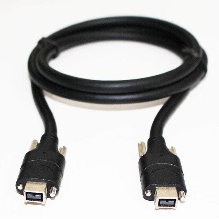 全新原装CEI工业相机AVT灰点大恒IEEE1394B数据线火线CCD相机连接