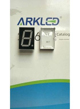 ARK方舟SM411006N红色数码显示1英寸一位高亮共阳led3,8脚数码管