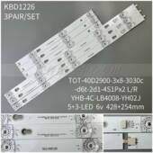 3X8 全新L40P2 3030C铝基板 F电视灯条TOT 40D2900 L40P1A