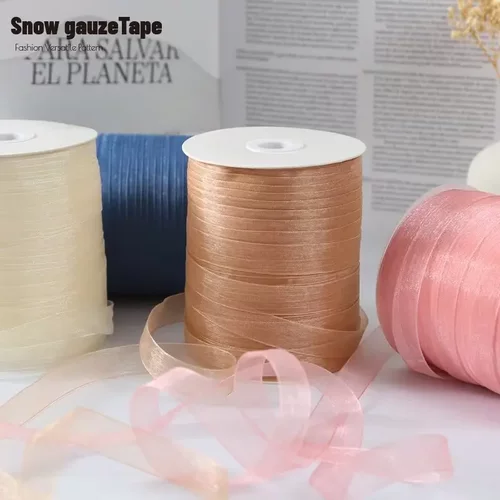 丝带 春夏纱线 服装  材料包 编织 网纱缎带雪纺 丝带