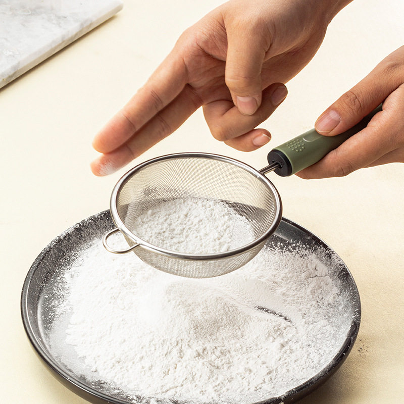 304不锈钢漏勺 家用豆浆橙汁过滤网 厨房油格油捞 宝宝辅食工具
