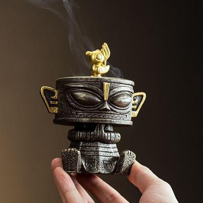 三星堆博物馆文化创意周边车内饰品车载摆件潮流文创礼品生日礼物