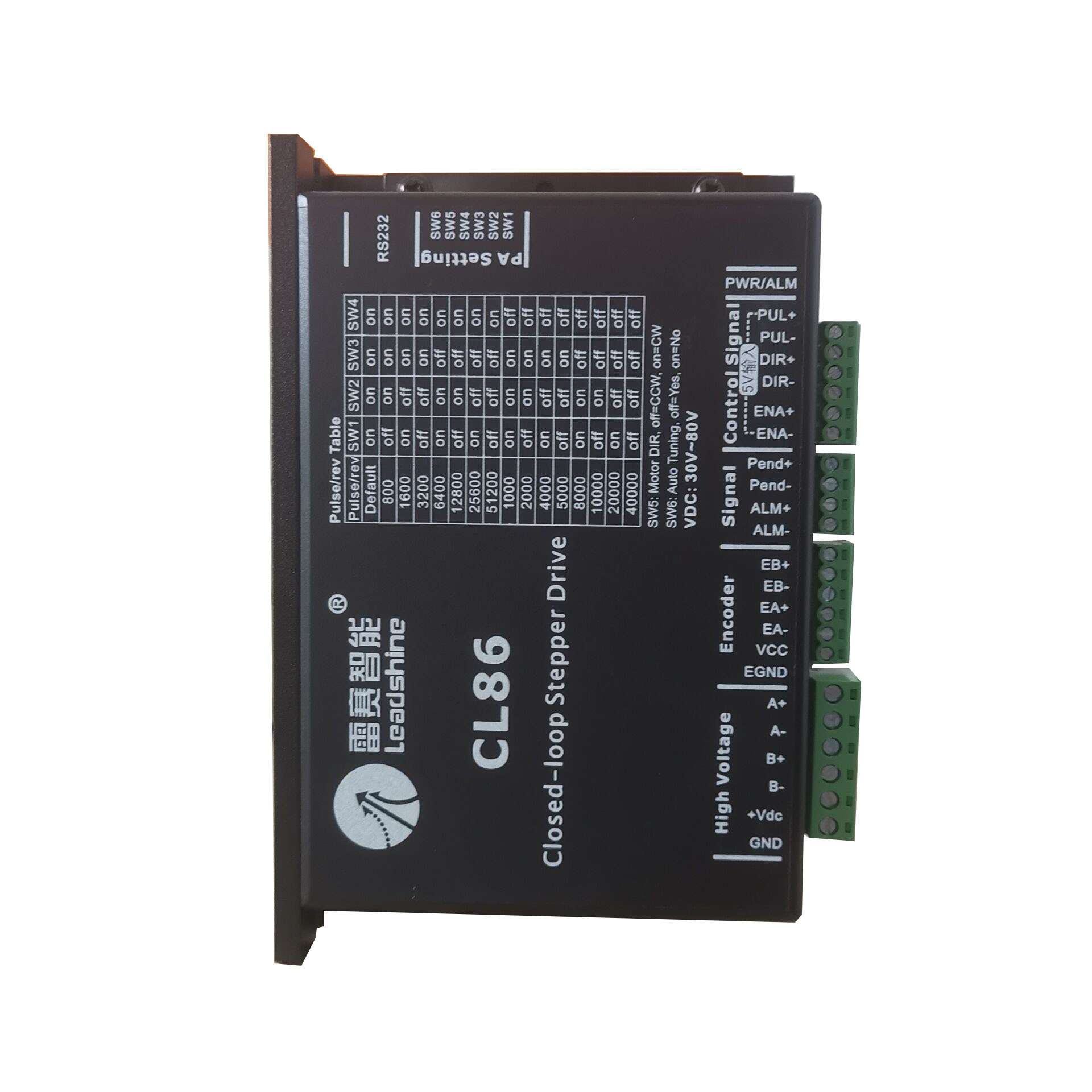雷赛智能 CL86 Closed-loop Stepper Drive VDC30V-80V