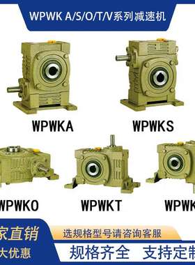 WPWKA WPWKS WPWKO WPWKT WPWKV涡轮蜗杆齿轮减变速箱厂家减速机