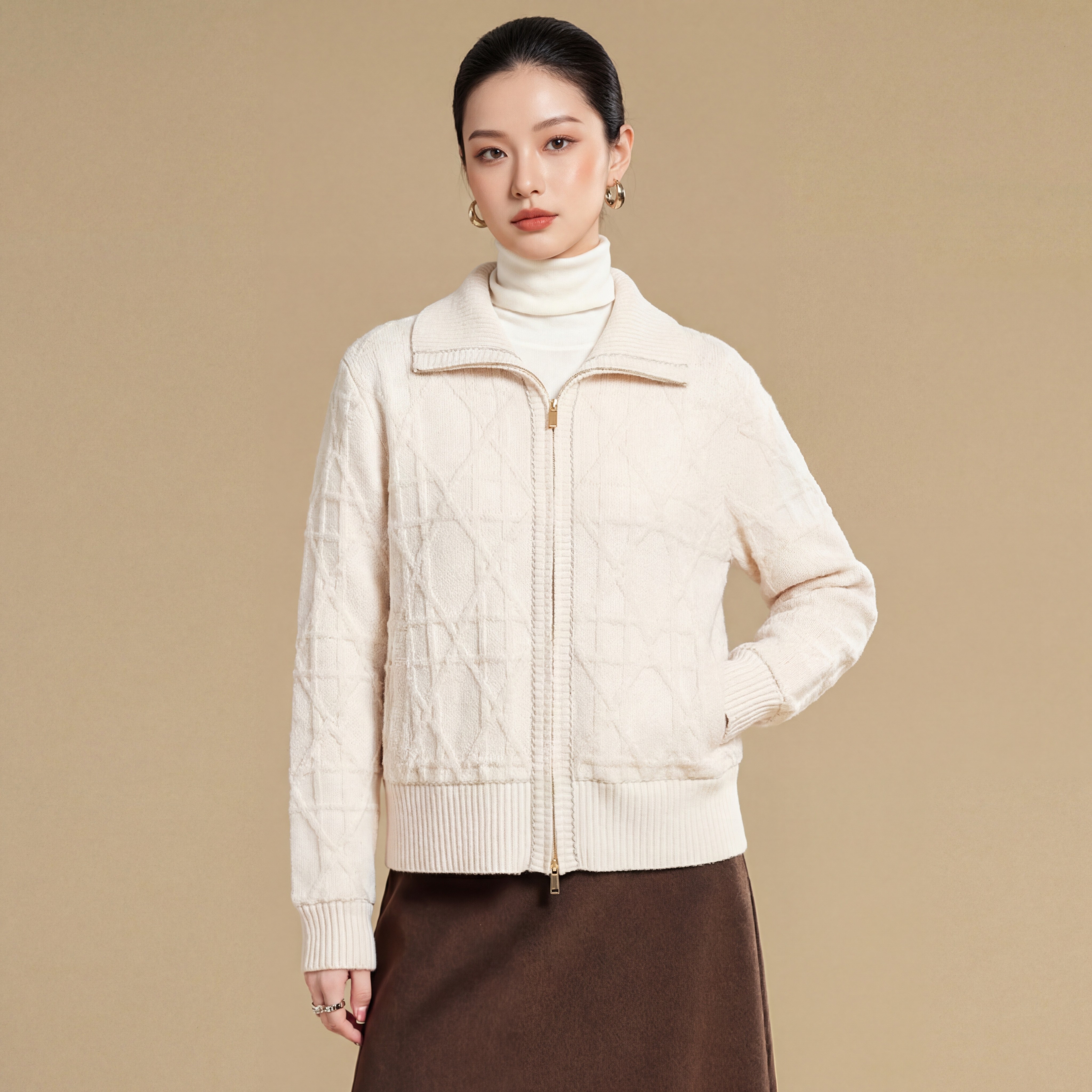 苏锦阁老李2868-长袖内搭针织短款时尚休闲百搭宽松女装羊毛衫,女装/女士精品,羊绒衫,淘宝优惠券,粉丝福利购,淘宝优惠卷