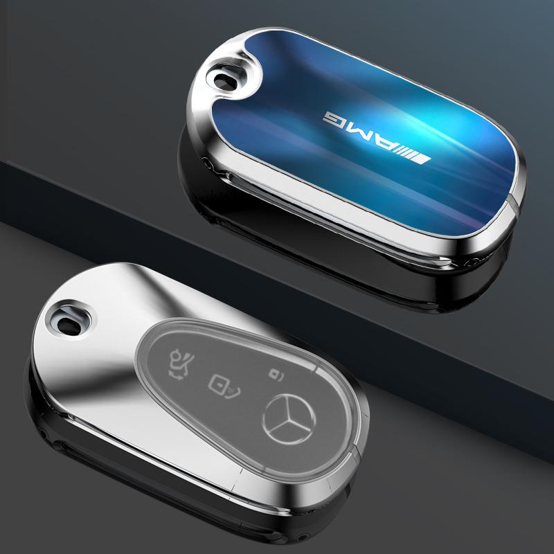 适用新奔驰S级车钥匙套S400L/S450L/s500l迈巴赫S480壳包C260L扣