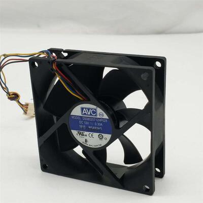 议价AVCDS08025T12HP02812V0.30A80258CM4线PWM温控CPU静音风扇