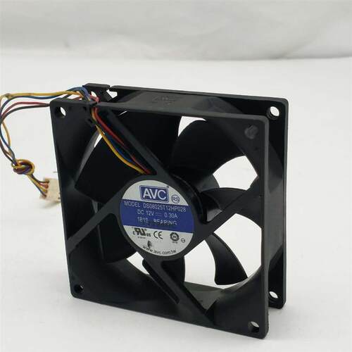 议价AVCDS08025T12HP02812V0.30A80258CM4线PWM温控CPU静音风扇