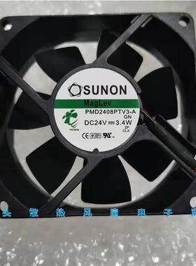 议价原装SUNON8CM802524V3.4WPMD2408PTV3-A8CM2线变频器风扇